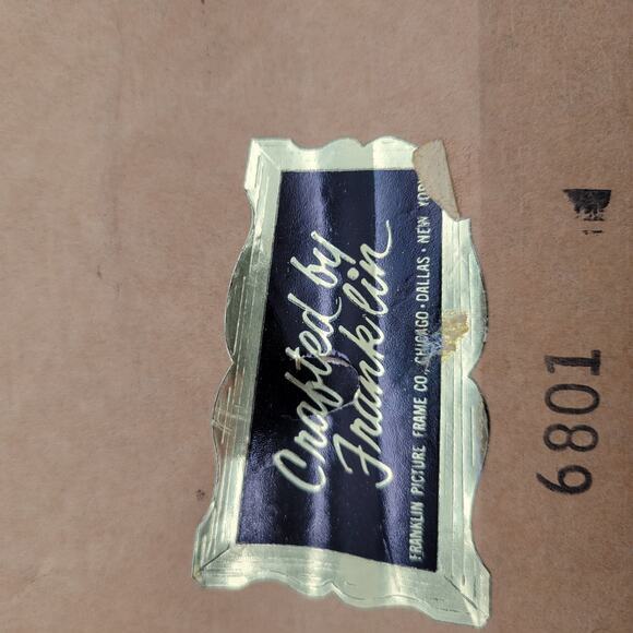 Pair MCM Framed Foil‎ Art Prints - Picture 7 of 10